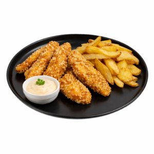 Meniu Pui Sang Hai cu cartofi prajiti